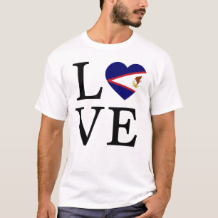 Liefde voor Amerikaans Samoa T-shirt