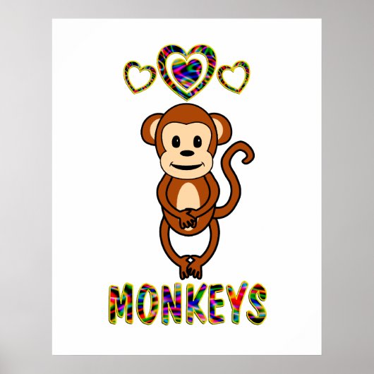 Liefde voor apen poster (Voorkant)