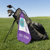 Liefde voor bloemen golfhanddoek (Groen)