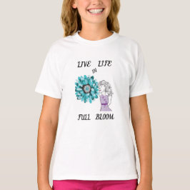 Liefde voor bloemen t-shirt