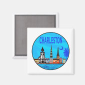 Liefde voor Charleston Magneet (Voorkant / Achterkant)