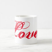 Liefde voor cup koffiemok (Center)