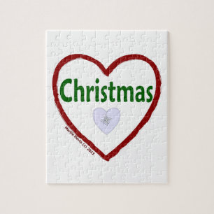 Liefde voor de kerstpuzzel legpuzzel