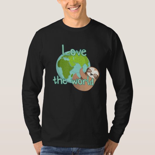 Liefde voor de wereldtop t-shirt (Voorkant)