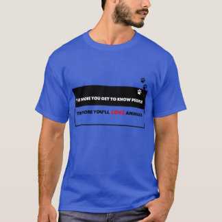 Liefde voor dieren vriend t-shirt