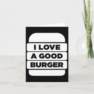 Liefde Voor Een Goede Burger Grill Bbq Fast Food Kaart