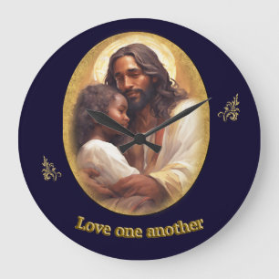 Liefde voor elkaar grote klok