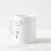 Liefde voor het delen van mijn kennis Wiskundelera Koffiemok (Voorkant links)