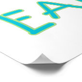 Liefde voor het milieu op aarde poster (Hoek)