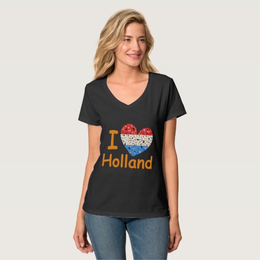 Liefde voor Holland T-shirt (Voorkant volledig)