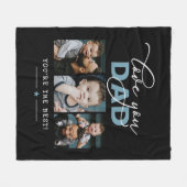 Liefde voor je vader/papa/Papa/andere 3 Aangepaste Fleece Deken (Voorkant (Horizontaal))