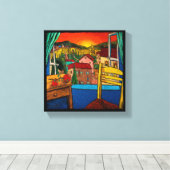 Liefde voor Jeruzalem, Jonathan Kis-Lev Canvas Pri Afdruk (Insitu (Houten vloer))