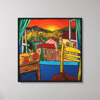 Liefde voor Jeruzalem van Jonathan Kis-Lev Canvas Afdruk