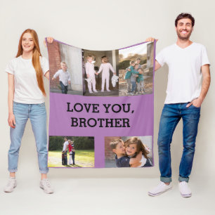 Liefde Voor Jou Broer Fleece Dekbed Deken