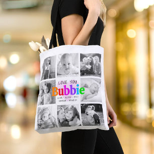 Liefde voor jou Bubbie Kleurrijke moderne 8 foto c Draagtas