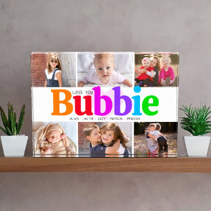 Liefde voor jou Bubbie Kleurrijke Moderne Collage Fotoblokken