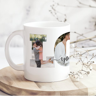 Liefde voor Jou en Mij Voeg Foto en Naam Toe Koffiemok