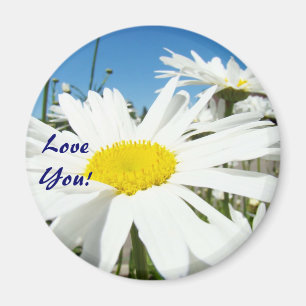 Liefde voor jou! magneten Blauwe Lucht Witte Madel