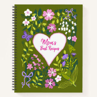 Liefde voor jou mama botanisch leuk receptenboek notitieboek
