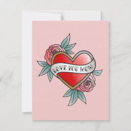 Liefde voor jou mama feestdagenkaart