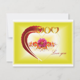 Liefde voor jou mama gelukkig Moederdag kaart
