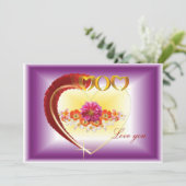 Liefde voor jou mama gelukkig moederdag kaart (Staand voorkant)