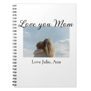 liefde voor jou mama moedersdag foto naam toevoege notitieboek