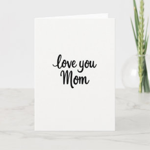 Liefde voor jou, mama simpele kaart