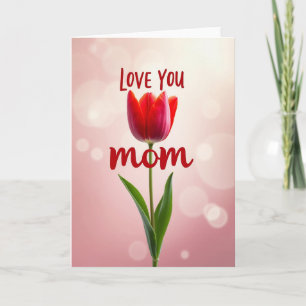Liefde voor jou Moeder Tulpenkaart Kaart