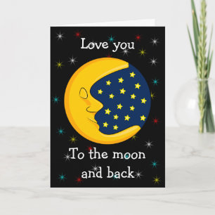 Liefde voor jou, naar de maan en terug kaart