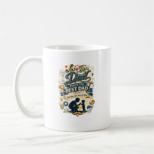 Liefde voor jou papa Beste papa ooit vintage ontwe Koffiemok