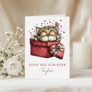 Liefde voor Jou Tot in de Eeuwigheid Mopshond Vale Feestdagen Kaart