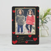 Liefde voor Kerst Foto Kaart (Staand voorkant)