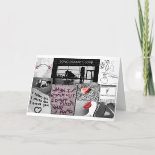 liefde voor lange afstand kaart