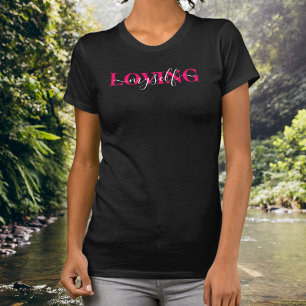 Liefde voor mezelf Overlappende Script Typografie T-shirt