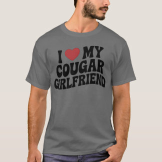 Liefde voor mijn Cougars vriendin T-shirt