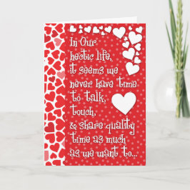 Liefde voor mijn leven Valentijnsdag Kaart