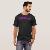 Liefde voor mijn lichaam - Roze tekst T-shirt (Voorkant volledig)