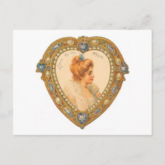 Liefde voor mijn moeder briefkaart (Voorkant)