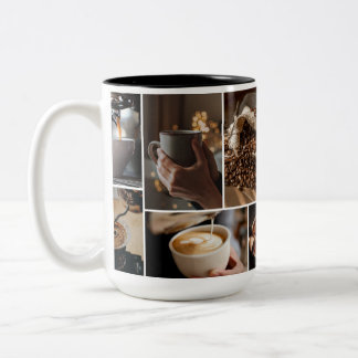 Liefde voor mijn winkel  tweekleurige koffiemok
