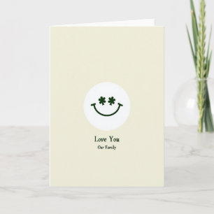 Liefde Voor Onze Familiekaart Kaart