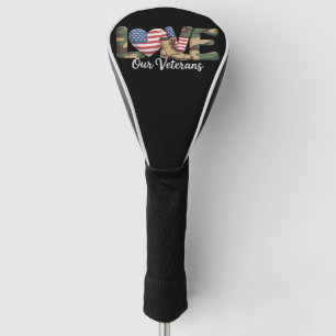Liefde voor onze veteranendag trotse militaire Ame Golfheadcover