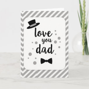 Liefde voor papa kaart met beste wensen
