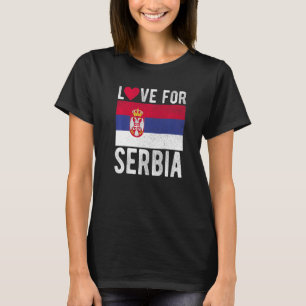 Liefde voor Servië Premium T-shirt