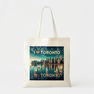 Liefde voor Toronto op hoog niveau Boodschappentas Tote Bag