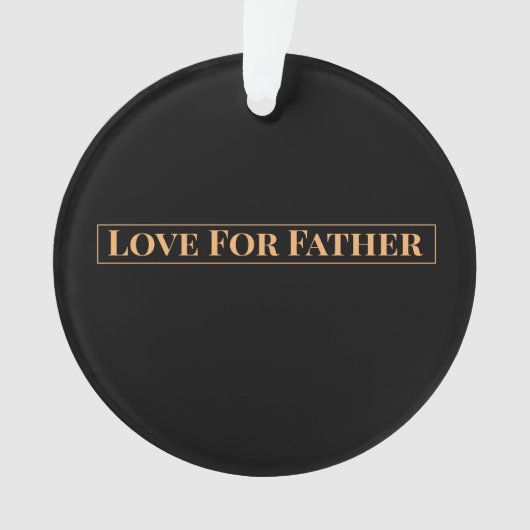 Liefde voor Vader Ornament (voorkant)