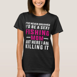 Liefde voor vissen Maw Maw-visserij-shirts voor vr T-shirt