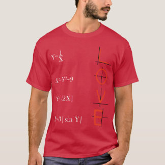 LIEFDE VOOR WISKUNDE OPLOSSING familie T-shirt