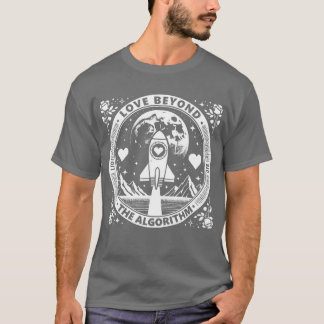 Liefde voorbij de algoritme vrienden t-shirt
