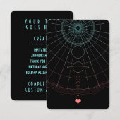 liefde voorbij kaart (Voorkant / Achterkant)